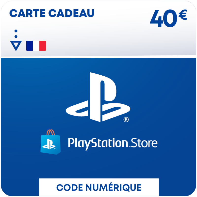 Carte cadeau PlayStation Store 40€