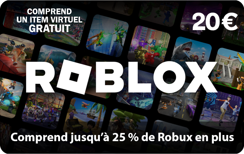 Carte cadeaux Roblox 20€