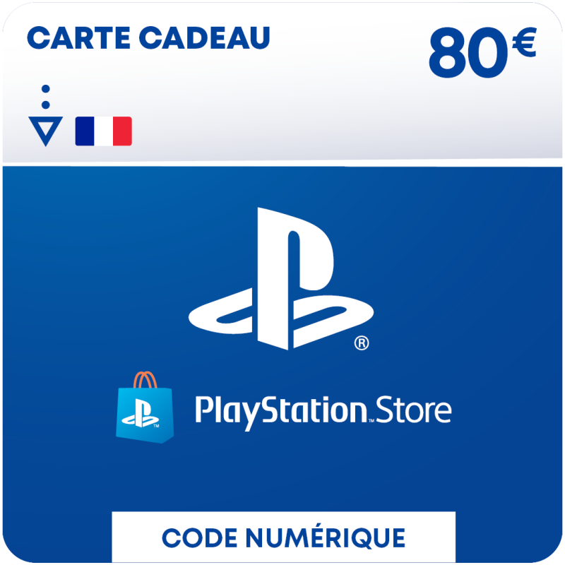 Carte cadeau PlayStation Store 80€