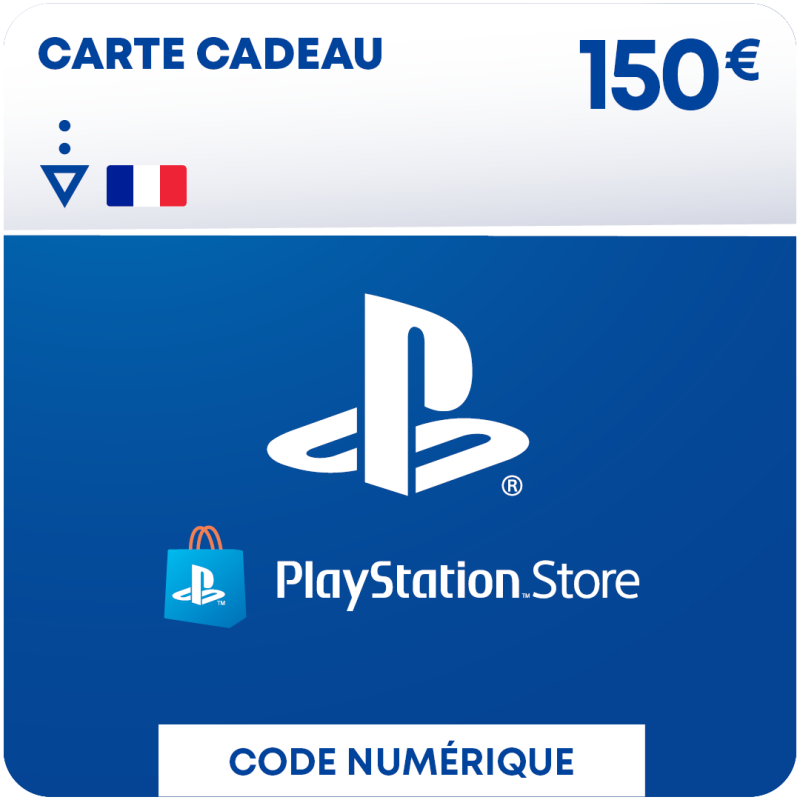 Carte cadeau PlayStation Store 150€