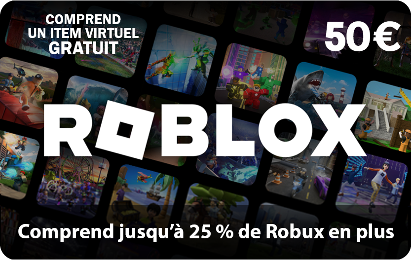 Carte cadeau Roblox 50€