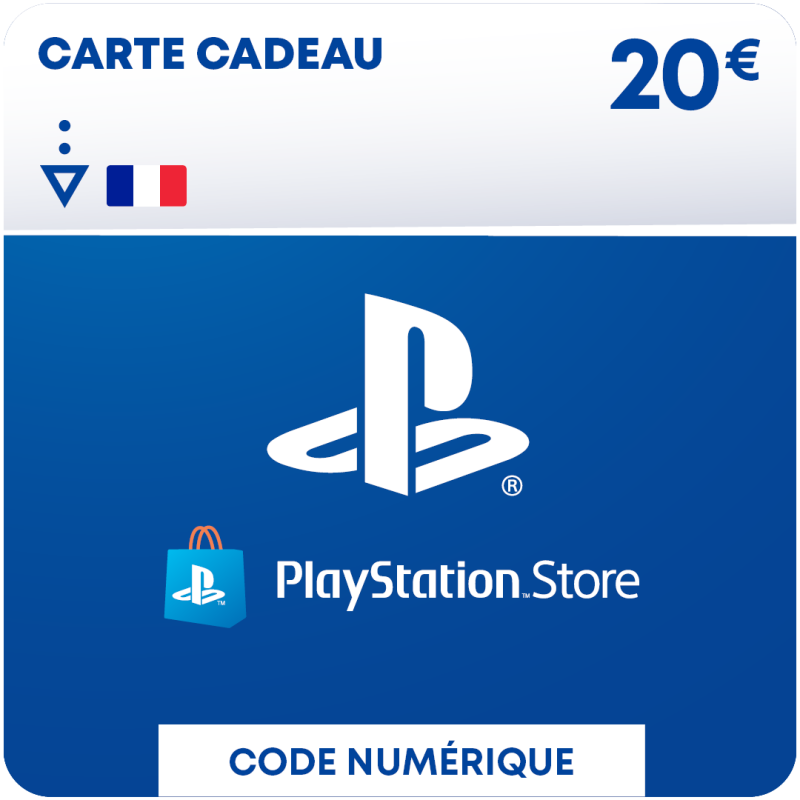 Carte cadeau PlayStation Store 20€