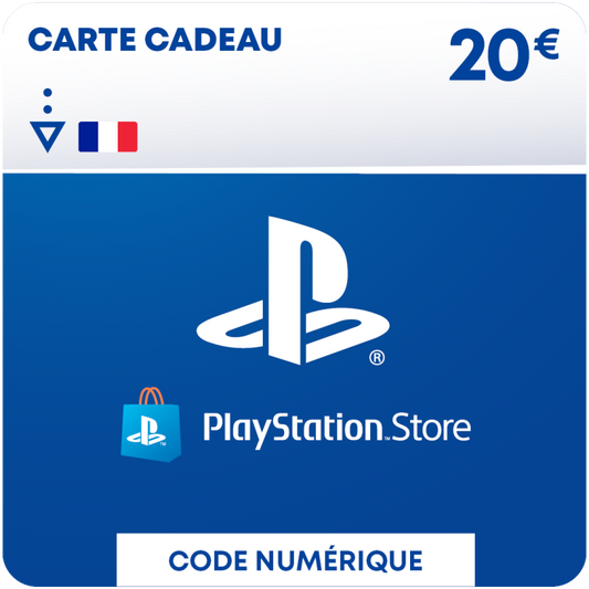 Carte cadeau PlayStation Store 20€